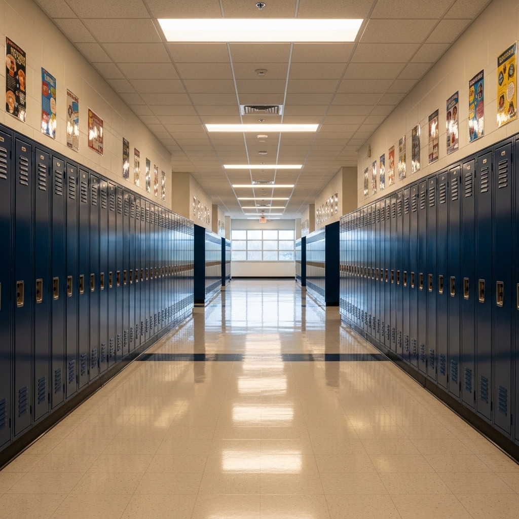 School Hallway